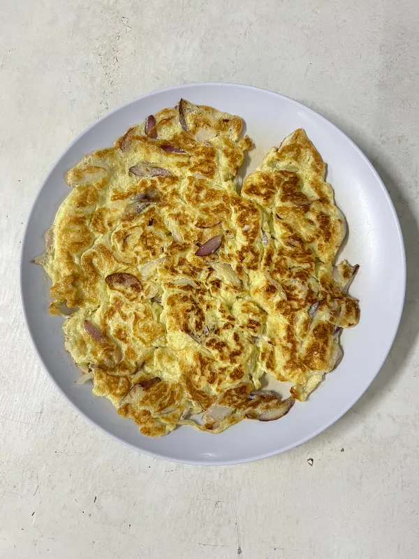 大葱煎蛋
