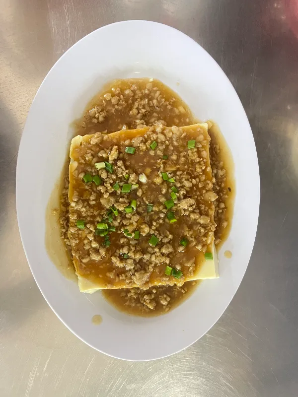 肉碎自制豆腐